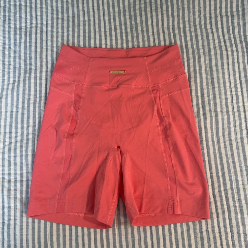 Gymshark Pink High Waist Athletic Shorts